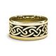 2 - Jules High Polish 10.00 mm Celtic Wedding Band 