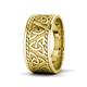 3 - Laney High Polish 10 mm Celtic Trinity Knot Wedding Band 