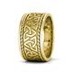 3 - Laney High Polish 10 mm Celtic Trinity Knot Wedding Band 