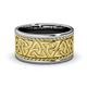 2 - Laney High Polish 10.00 mm Two Tone Celtic Trinity Knot Wedding Band 