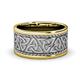 2 - Laney High Polish 10.00 mm Two Tone Celtic Trinity Knot Wedding Band 