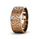 3 - Arden High Polish 7.00 mm Celtic Trinity Knot Wedding Band 