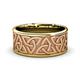 1 - Arden High Polish 7.00 mm Two Tone Celtic Trinity Knot Wedding Band 