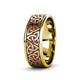 3 - Arden High Polish 7.00 mm Two Tone Celtic Trinity Knot Wedding Band 