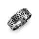 1 - Denzel High Polish 7 mm Celtic Trinity Knot Wedding Band 