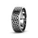 3 - Denzel High Polish 7 mm Celtic Trinity Knot Wedding Band 