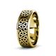 3 - Denzel High Polish 7 mm Celtic Trinity Knot Wedding Band 