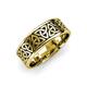 1 - Denzel High Polish 7 mm Celtic Trinity Knot Wedding Band 