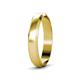 4 - Feivel Satin Finish 4.00 mm Beveled Edge Wedding Band 
