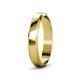 4 - Feivel High Polish 4.00 mm Beveled Edge Wedding Band 