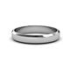 3 - Feivel Satin Finish 4.00 mm Beveled Edge Wedding Band 