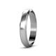 4 - Feivel Satin Finish 4.00 mm Beveled Edge Wedding Band 