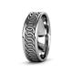 3 - Eavan High Polish 6.00 mm Celtic Wedding Band 