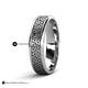 3 - Arden High Polish 7.00 mm Celtic Trinity Knot Wedding Band 