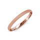 1 - Valerio Glass Finish 2.00 mm Dome Wedding Band 