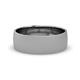 2 - Valerio Glass Finish Dome Wedding Band (2.00 mm) 