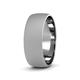 3 - Valerio Glass Finish Dome Wedding Band (2.00 mm) 