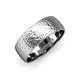 1 - Valerio Hammer Finish Dome Wedding Band (2.00 mm) 