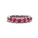 1 - Laida 4.00 mm Pink Tourmaline Eternity Band 