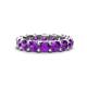 1 - Laida 4.00 mm Amethyst Eternity Band 