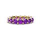 1 - Laida 4.00 mm Amethyst Eternity Band 