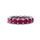 1 - Laida 4.00 mm Rhodolite Garnet Eternity Band 