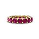 1 - Laida 4.00 mm Rhodolite Garnet Eternity Band 