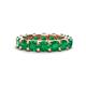 1 - Laida 4.00 mm Emerald Eternity Band 