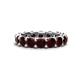 1 - Laida 4.00 mm Red Garnet Eternity Band 