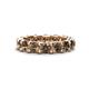 1 - Laida 4.00 mm Smoky Quartz Eternity Band 