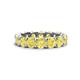 1 - Laida 4.00 mm Yellow Sapphire Eternity Band 