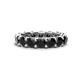 1 - Laida 4.00 mm Black Diamond Eternity Band 