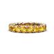 1 - Lucida 4.00 mm Round Citrine U Prong Eternity Band 
