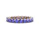 1 - Lucida 3.40 mm Round Tanzanite U Prong Eternity Band 