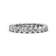 1 - Lucida 3.40 mm Round Diamond U Prong Eternity Band 