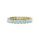 1 - Laida 3.00 mm Aquamarine Eternity Band 