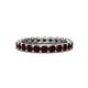 1 - Laida 3.00 mm Red Garnet Eternity Band 