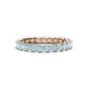 1 - Laida 3.00 mm Aquamarine Eternity Band 