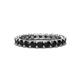 1 - Laida 3.00 mm Black Diamond Eternity Band 