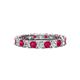 1 - Laida 3.00 mm Ruby and Diamond Eternity Band 