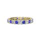 1 - Laida 3.00 mm Tanzanite and Diamond Eternity Band 