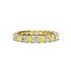 1 - Laida 3.00 mm Yellow Sapphire and Diamond Eternity Band 