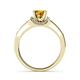 4 - Nessa Citrine and Diamond Bridal Set Ring 
