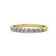 1 - Clara 2.70 mm Diamond 10 Stone Wedding Band 