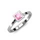 1 - Elcie 0.90 ct Pink Tourmaline Solitaire Ring  