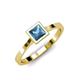 1 - Elcie 1.38 ct Blue Topaz Solitaire Ring  