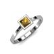 1 - Elcie 1.00 ct Citrine Solitaire Ring  