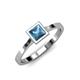 1 - Elcie 1.38 ct Blue Topaz Solitaire Ring  