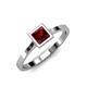 1 - Elcie 1.35 ct Red Garnet Solitaire Ring  