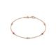 1 - Aizza (5 Stn/2.4mm) Ruby and Diamond Station Bracelet 
